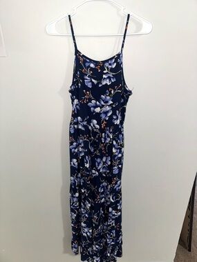 Band of gypsies Size Medium Blue Floral Dress